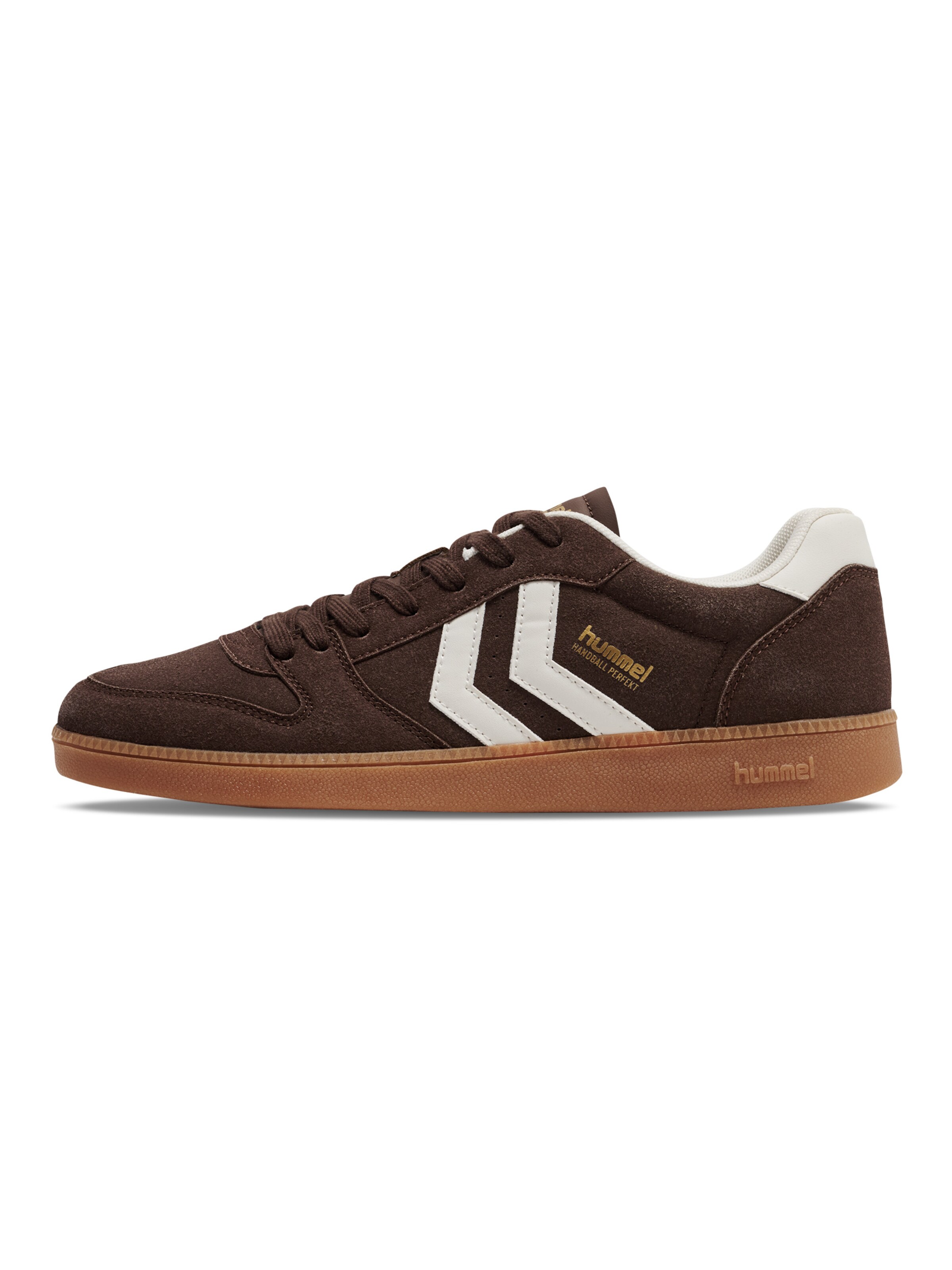 Hummel Platform trainers in Brown: front