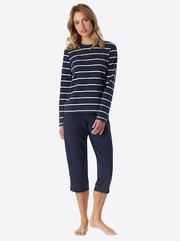 Chemise de nuit ' Mix Relax ' SCHIESSER en bleu