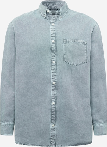 WEEKDAY Comfort fit Overhemd 'Malcon' in Blauw: voorkant