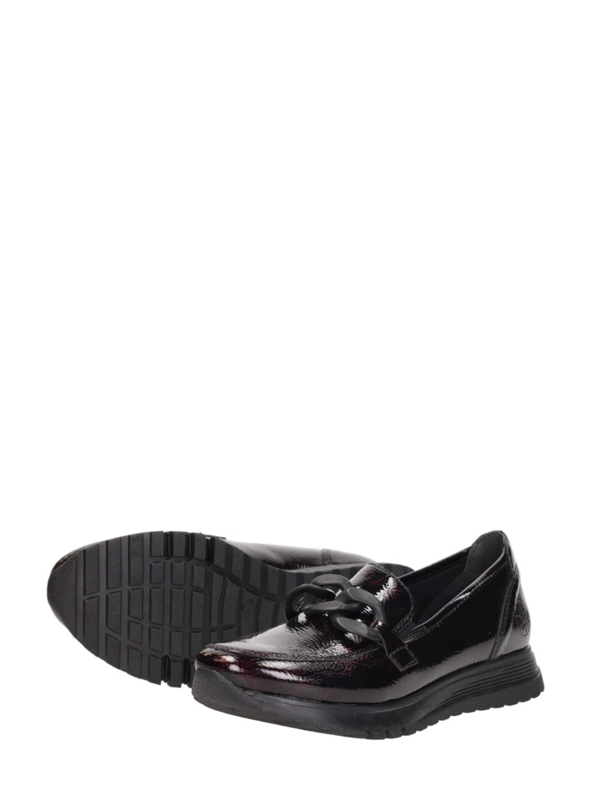 Rieker Slip-ons 'Sportief' in Red