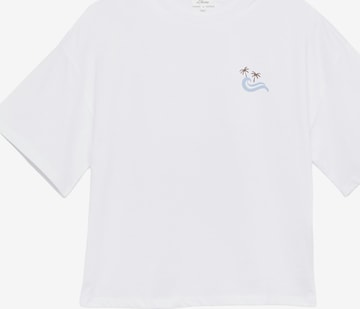 s.Oliver Shirt in Wit: voorkant