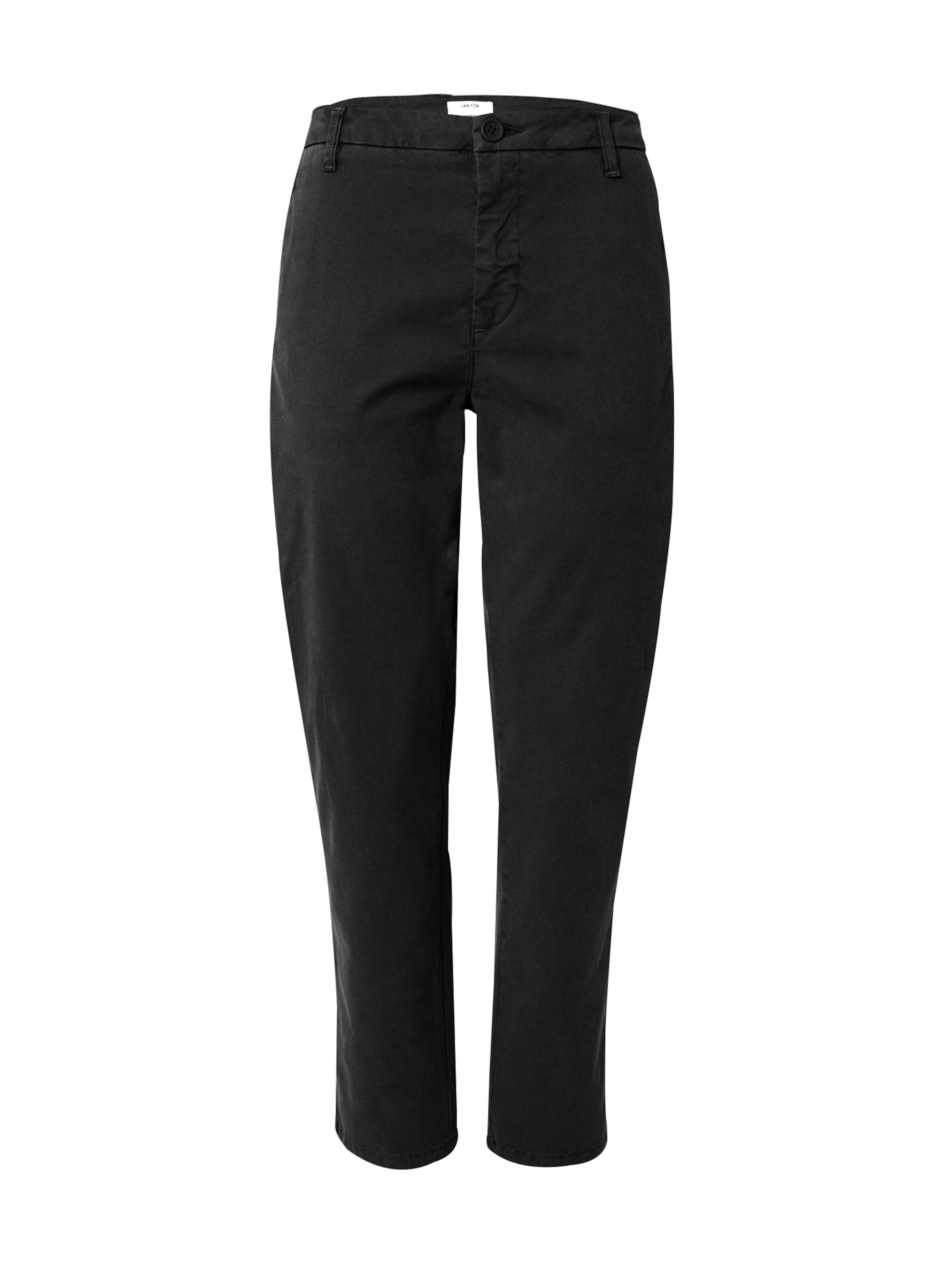 DAN FOX APPAREL Chinobyxa 'Thilo' i svart: framsida