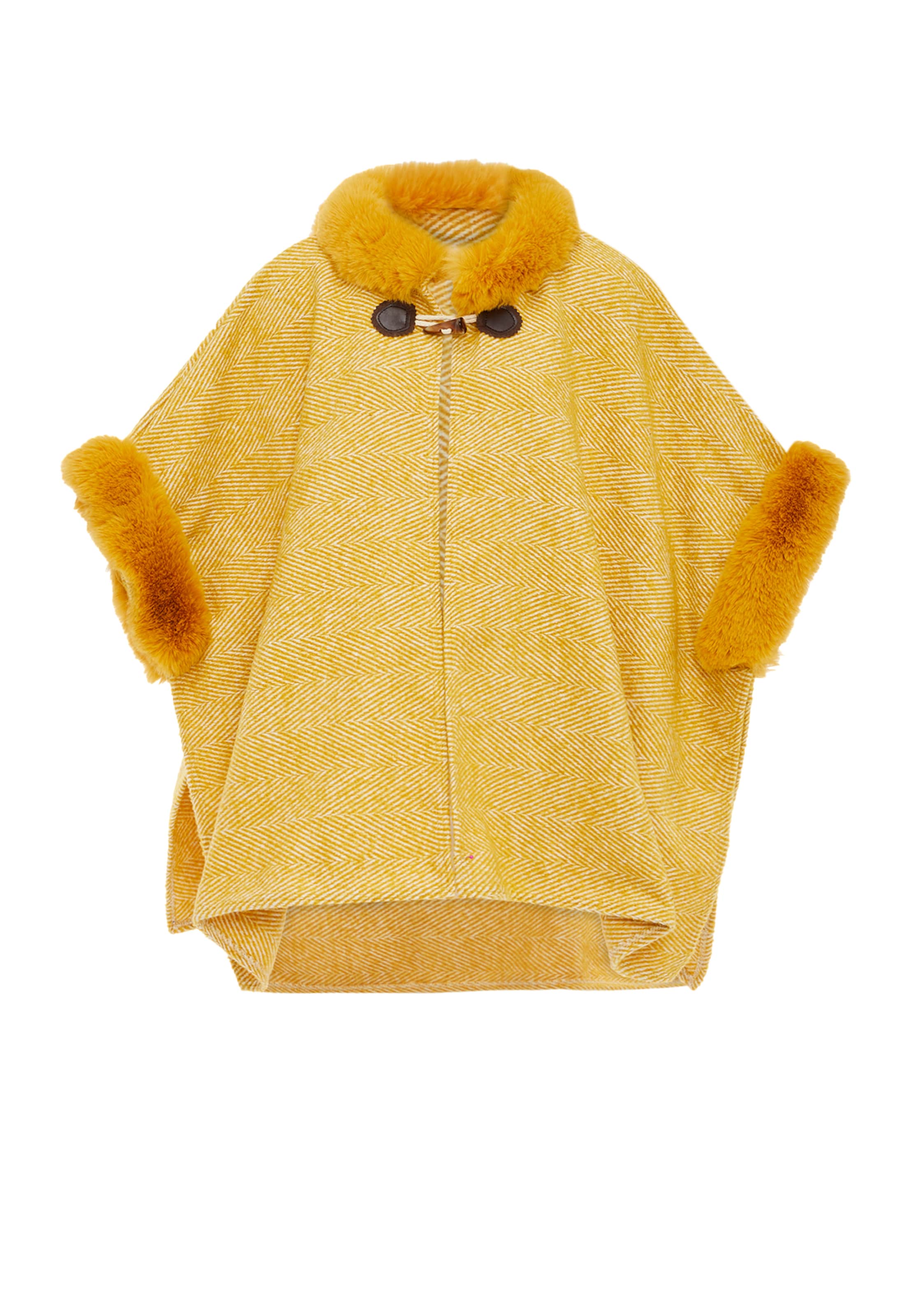 FRAULLY Pláštěnka - zlatě žlutá / bílá, Produkt