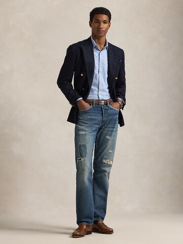 Polo Ralph Lauren Слим Рубашка в Синий