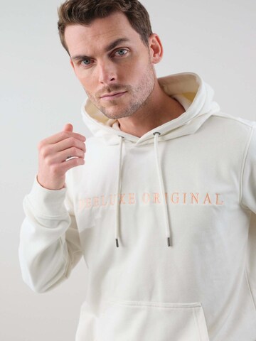 Sweat-shirt 'Benco' Deeluxe en blanc