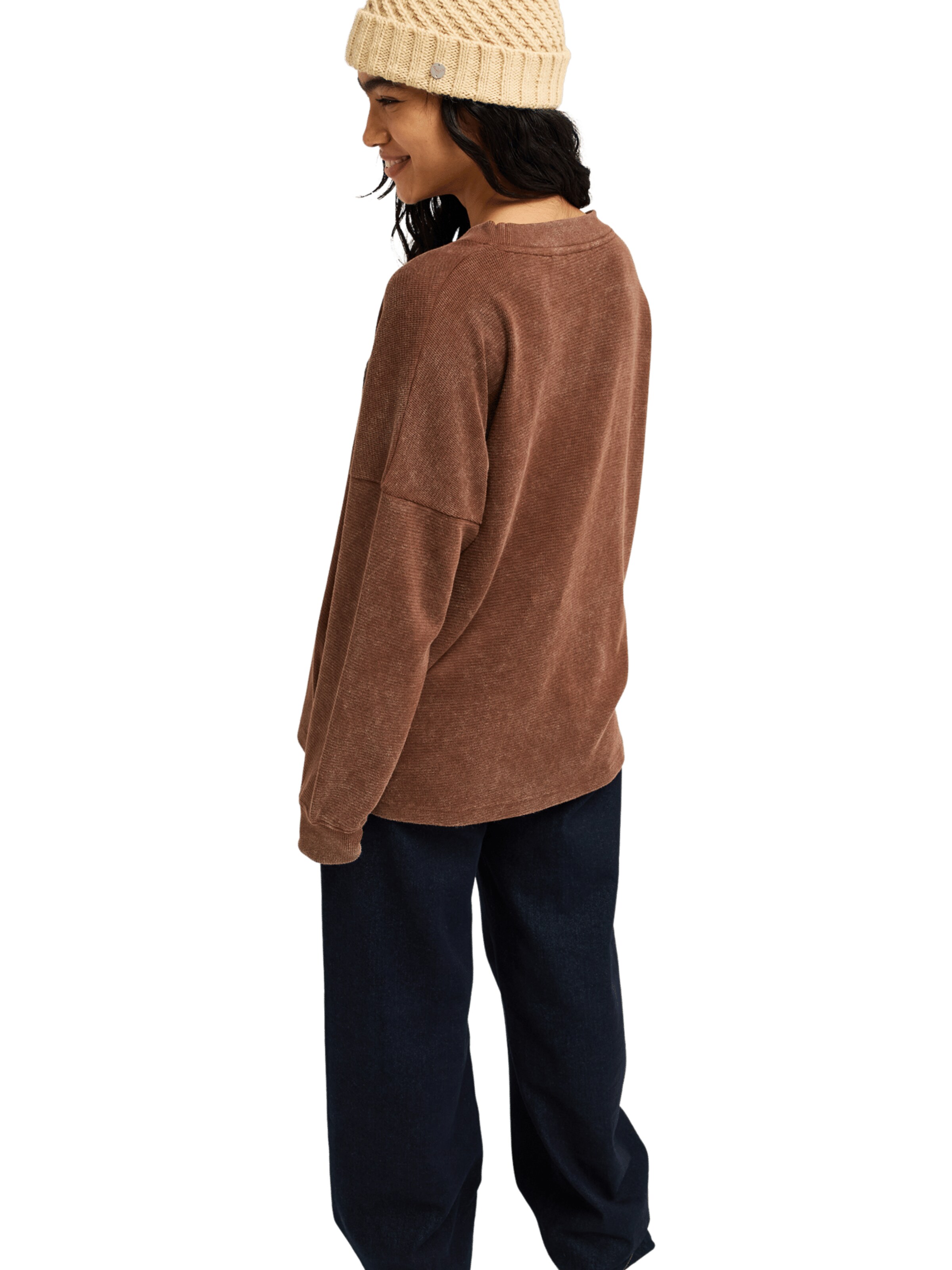 ROXY Shirt 'Eastside Midweight' in Brown