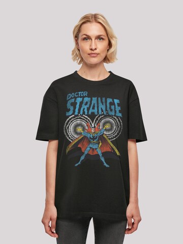 F4NT4STIC Oversized shirt 'Marvel Doctor Strange Energy Baseball' in Zwart: voorkant
