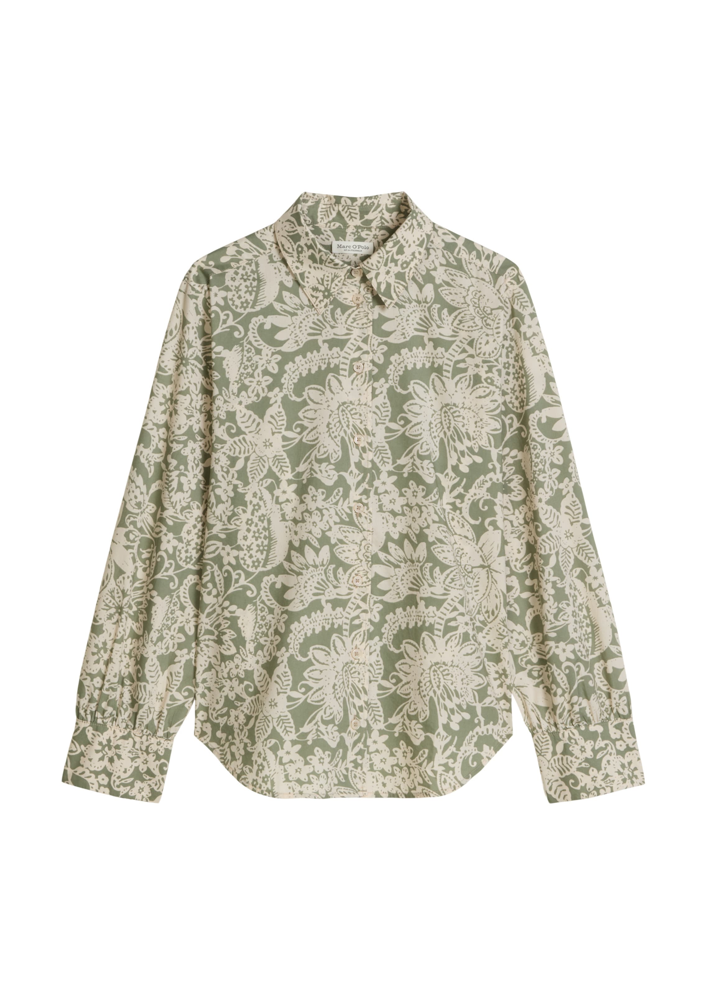 Marc O'Polo Bluse in Grün: Vorderseite