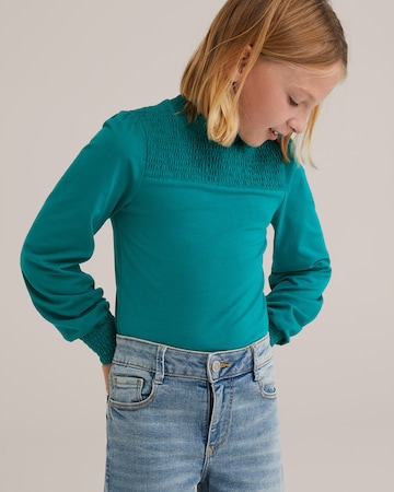 WE Fashion Shirt in Green: front