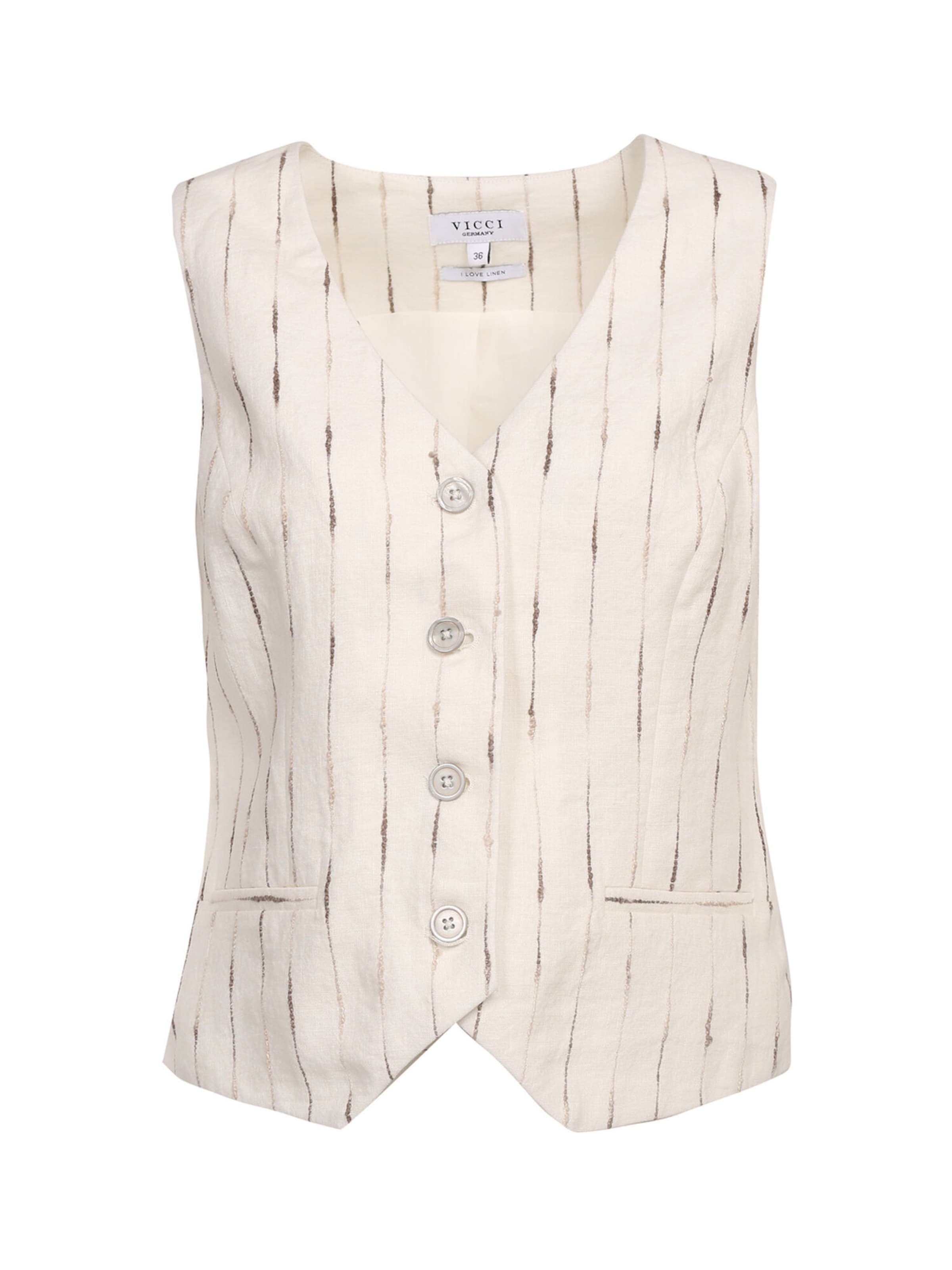 VICCI Germany Vest in Beige: front