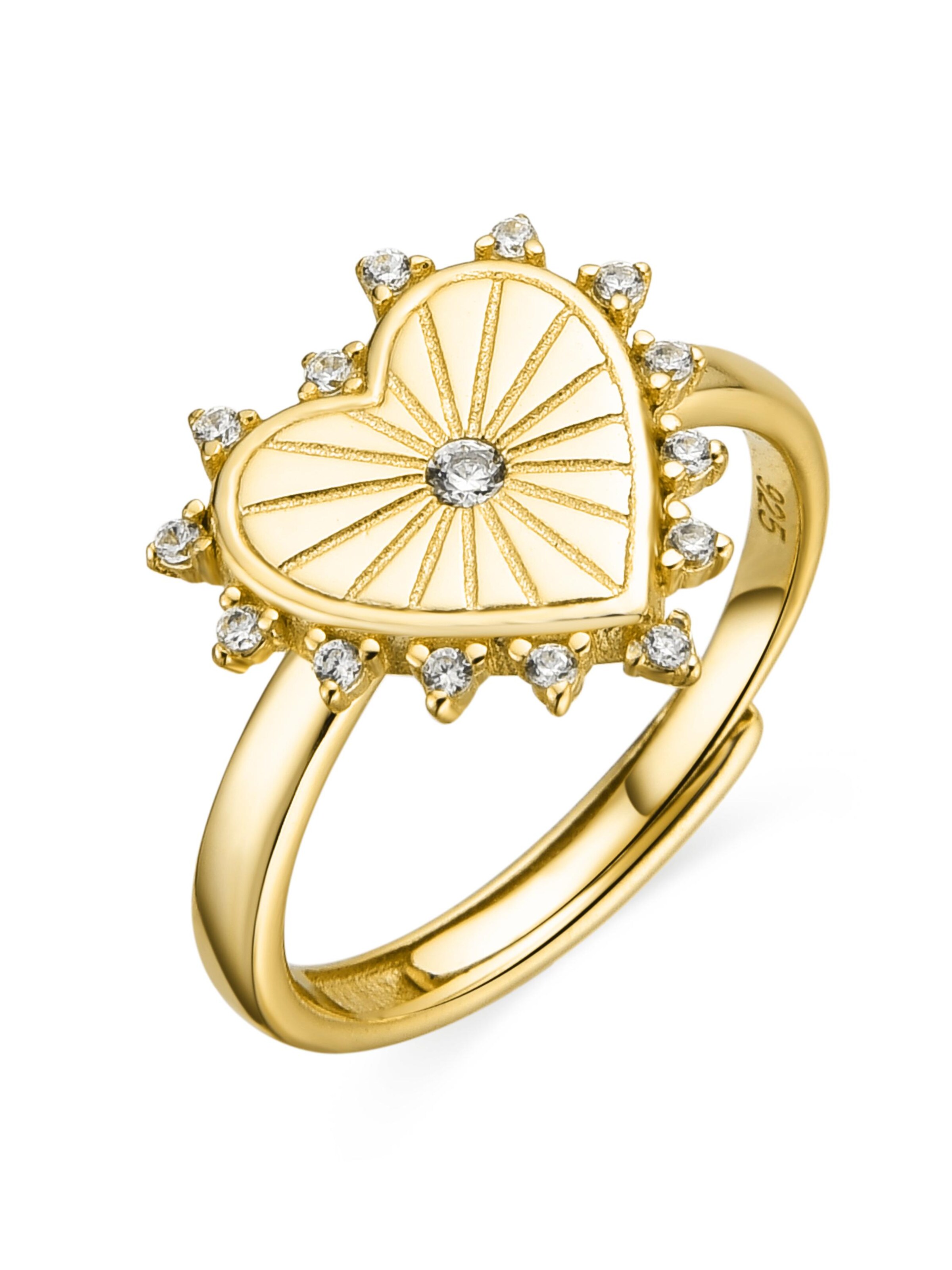 Luxenter Ring 'NIMED' i gul: forside