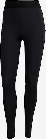 ADIDAS PERFORMANCE Workout Pants 'Techfit COLD.RDY Full-Length' in Black: front