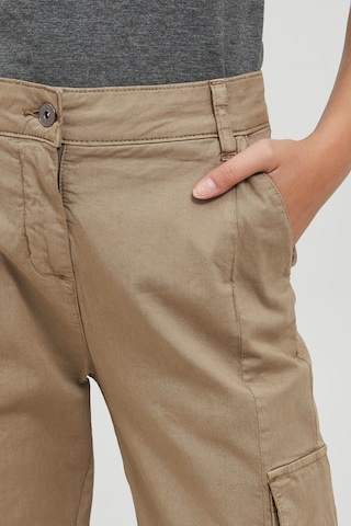 Oxmo Tapered Cargobroek in Beige