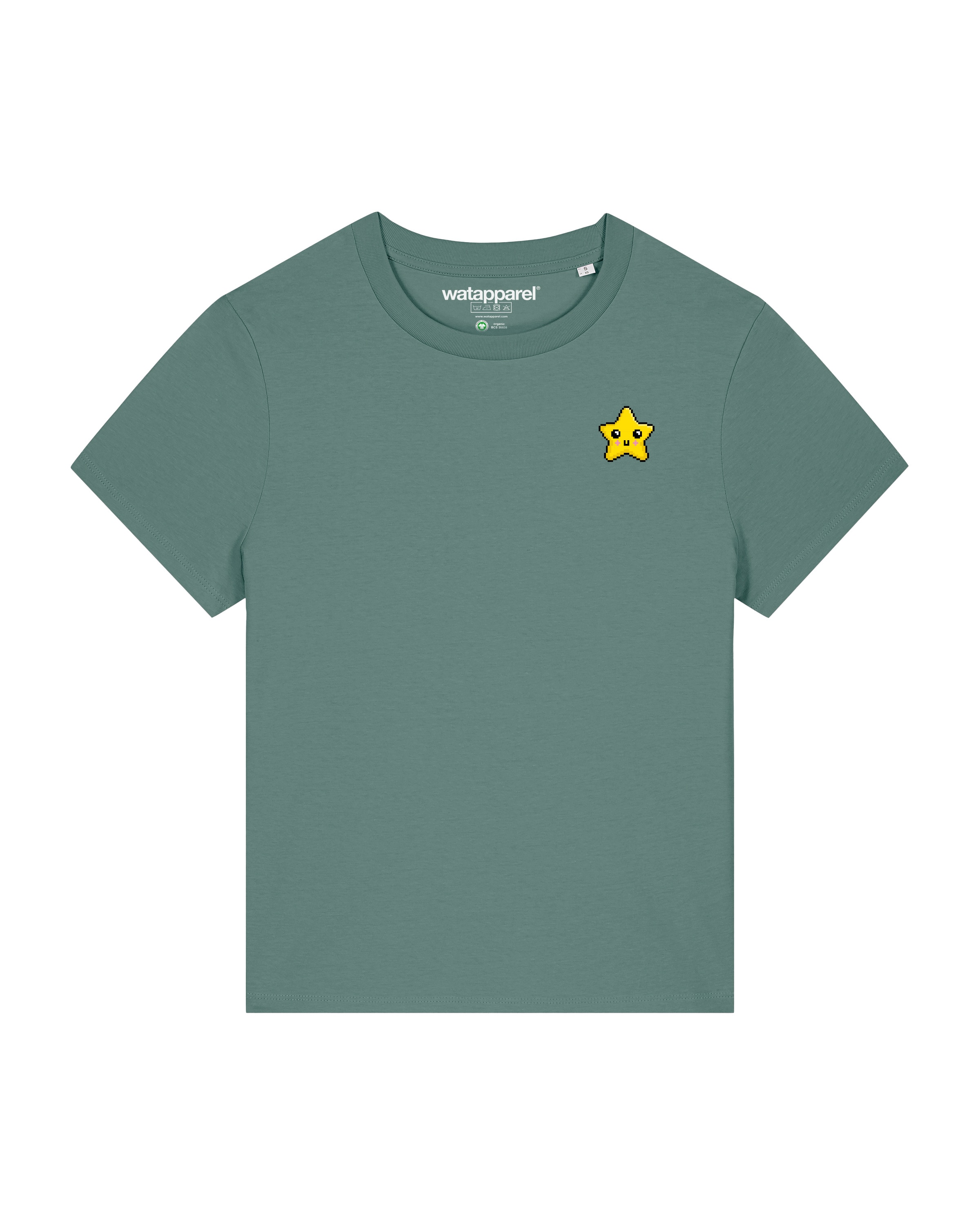 Watapparel T-Shirt 'Unbesiegbar' in Grün: Vorderseite