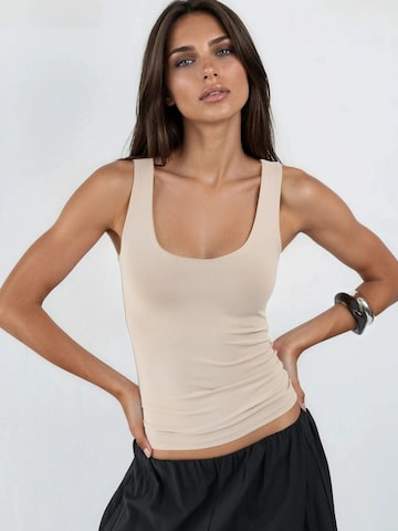 Hiccup Top in Beige