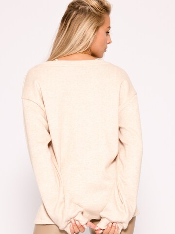 Pull-over oversize SASSYCLASSY en beige