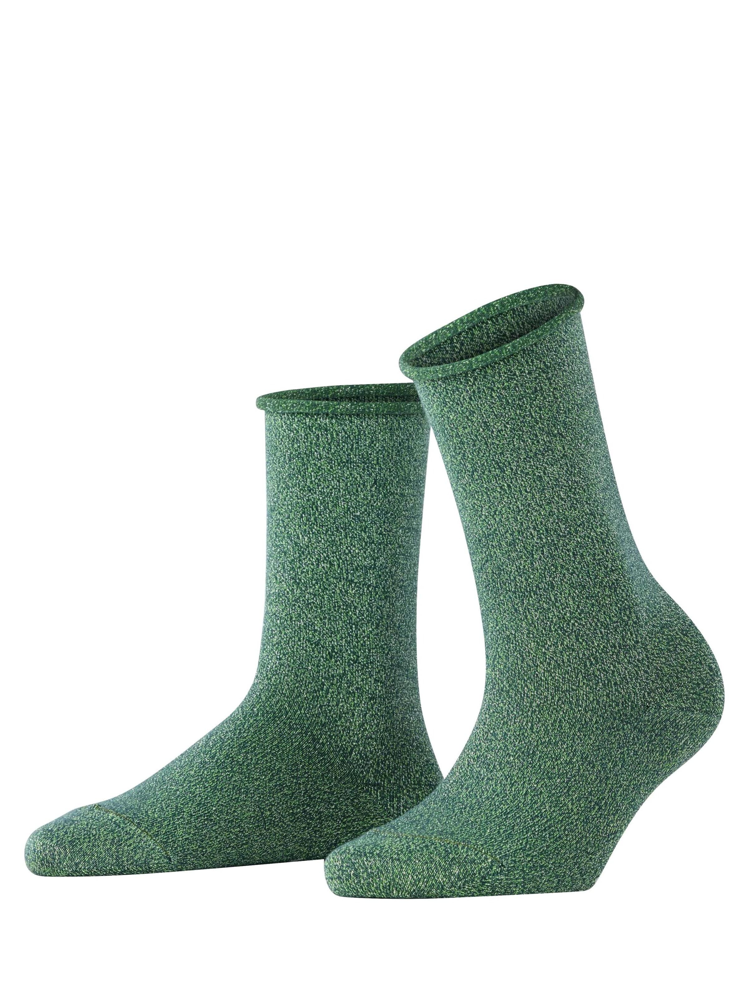 FALKE Socken 'Shiny'‌‌‌‌‌‌‌ in Blau: Vorderseite