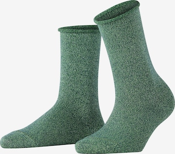 FALKE Socken 'Shiny' in Blau: Vorderseite