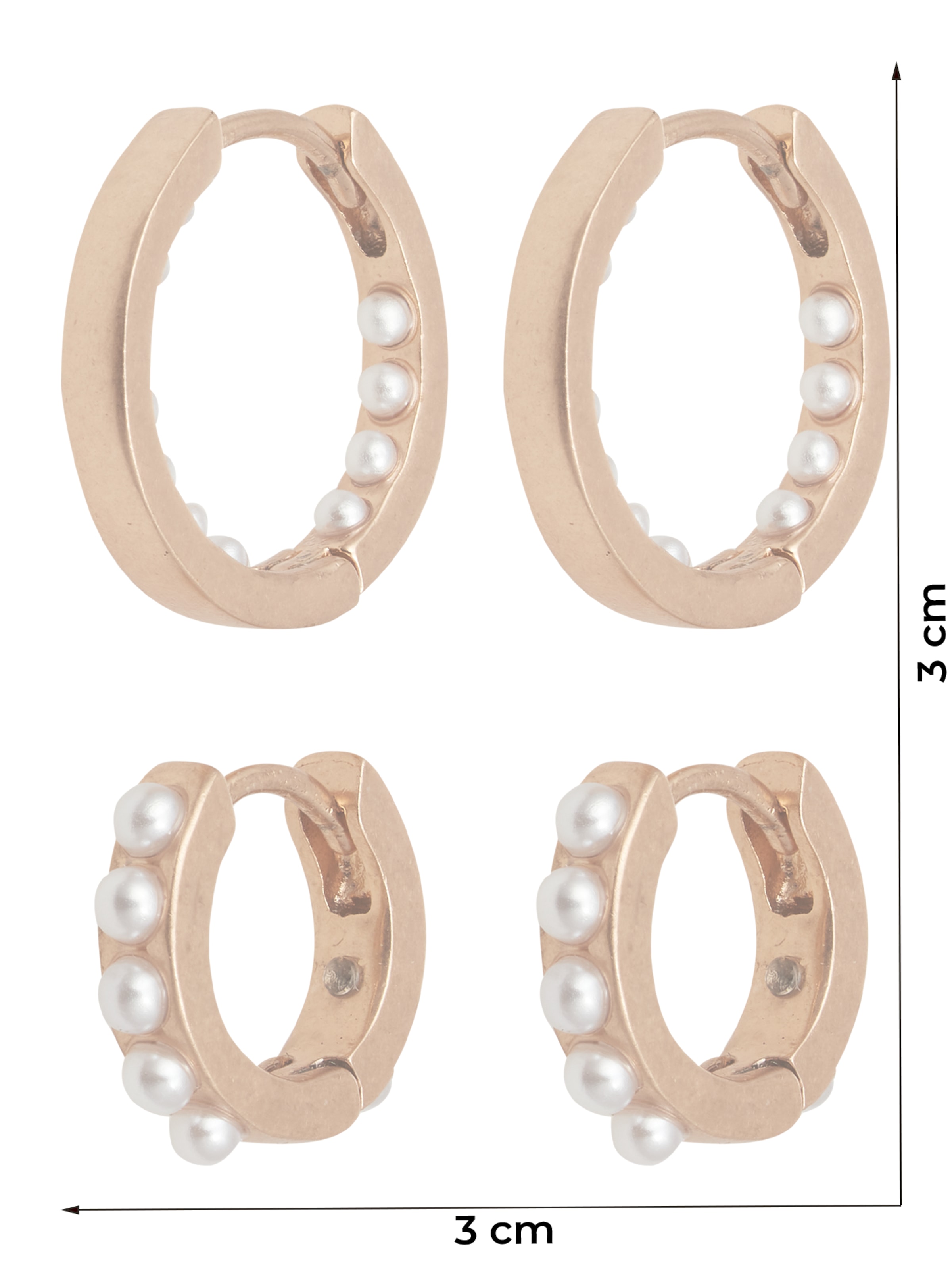 AllSaints Ohrringe 'HUGGIE' in Gold