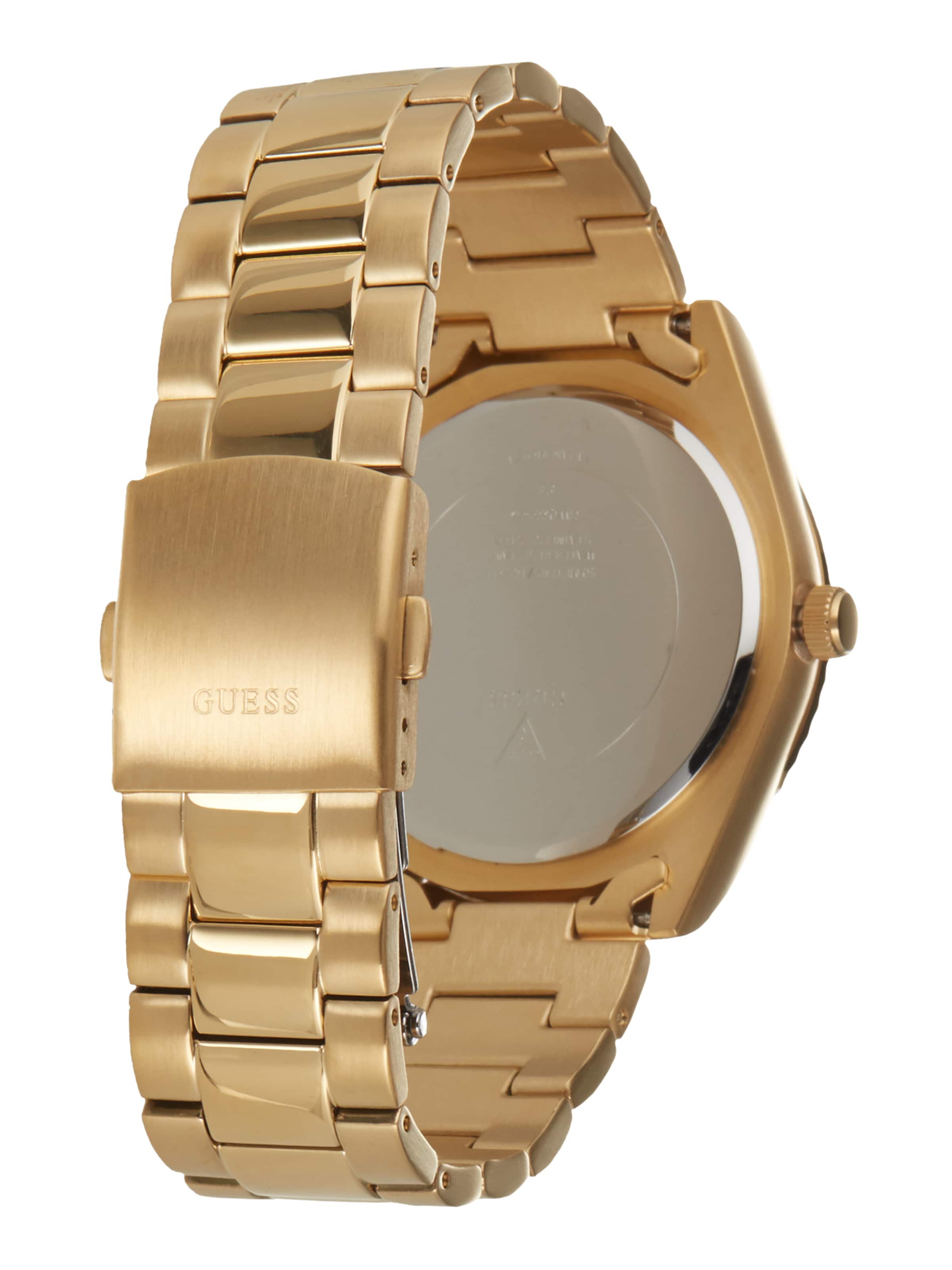 GUESS Analogové hodinky 'Connoisseur' – zlatá