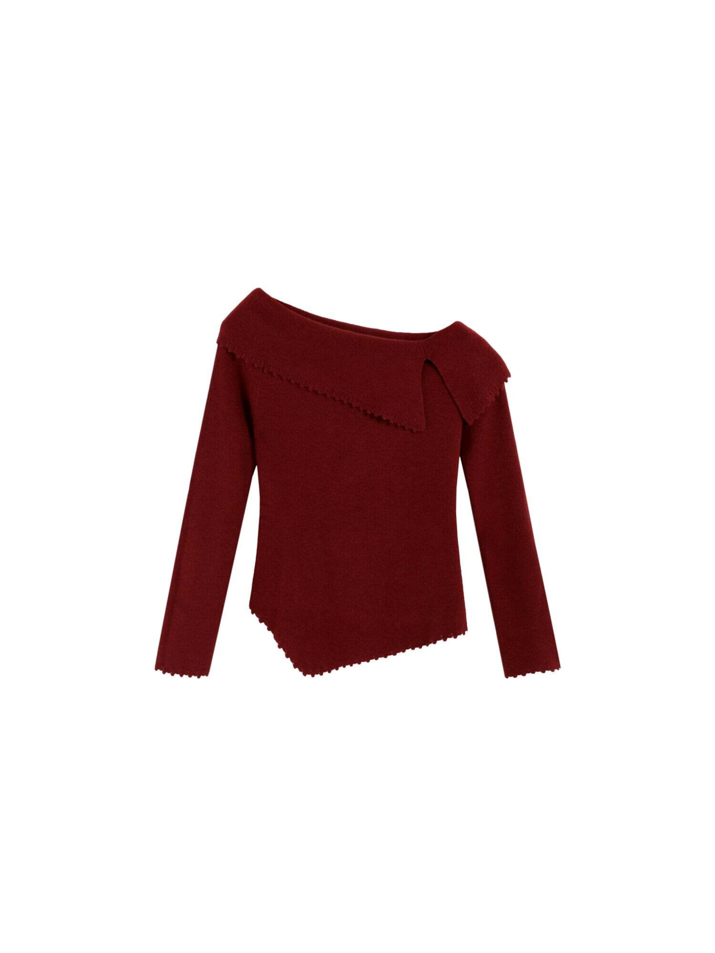 Pull-over Scalpers en rouge : devant