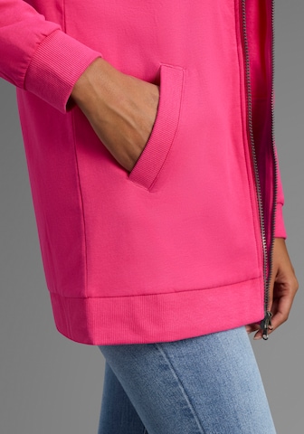 FLASHLIGHTS Zip-Up Hoodie in Pink