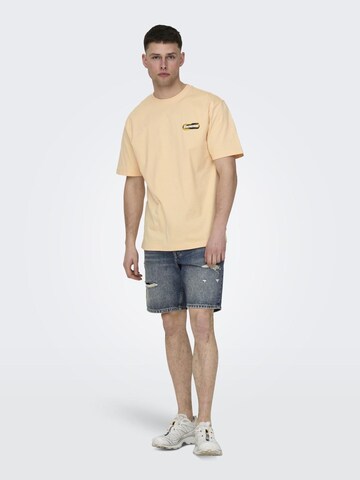 Only & Sons regular Jeans 'Edge Ram' i blå