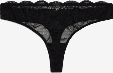 Emporio Armani String in Zwart: voorkant