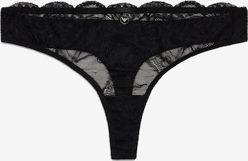 Emporio Armani Thong in Black: front