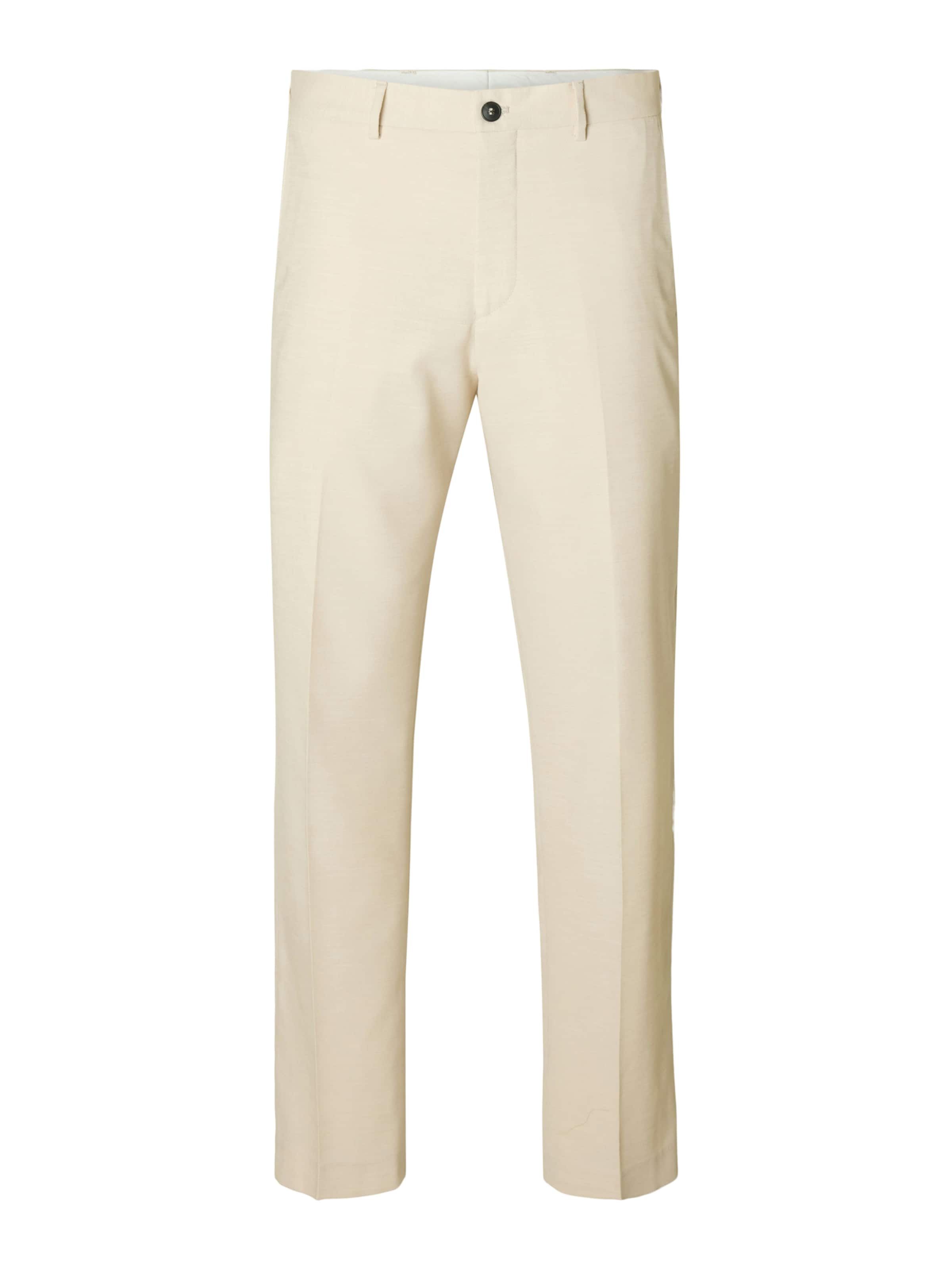 SELECTED - Slimfit Pantalón 'SLHNeli' en beige: frente