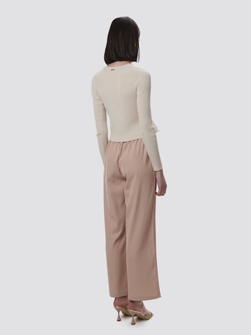 Giacchetta 'Lurex tie up cardigan' di Influencer in beige