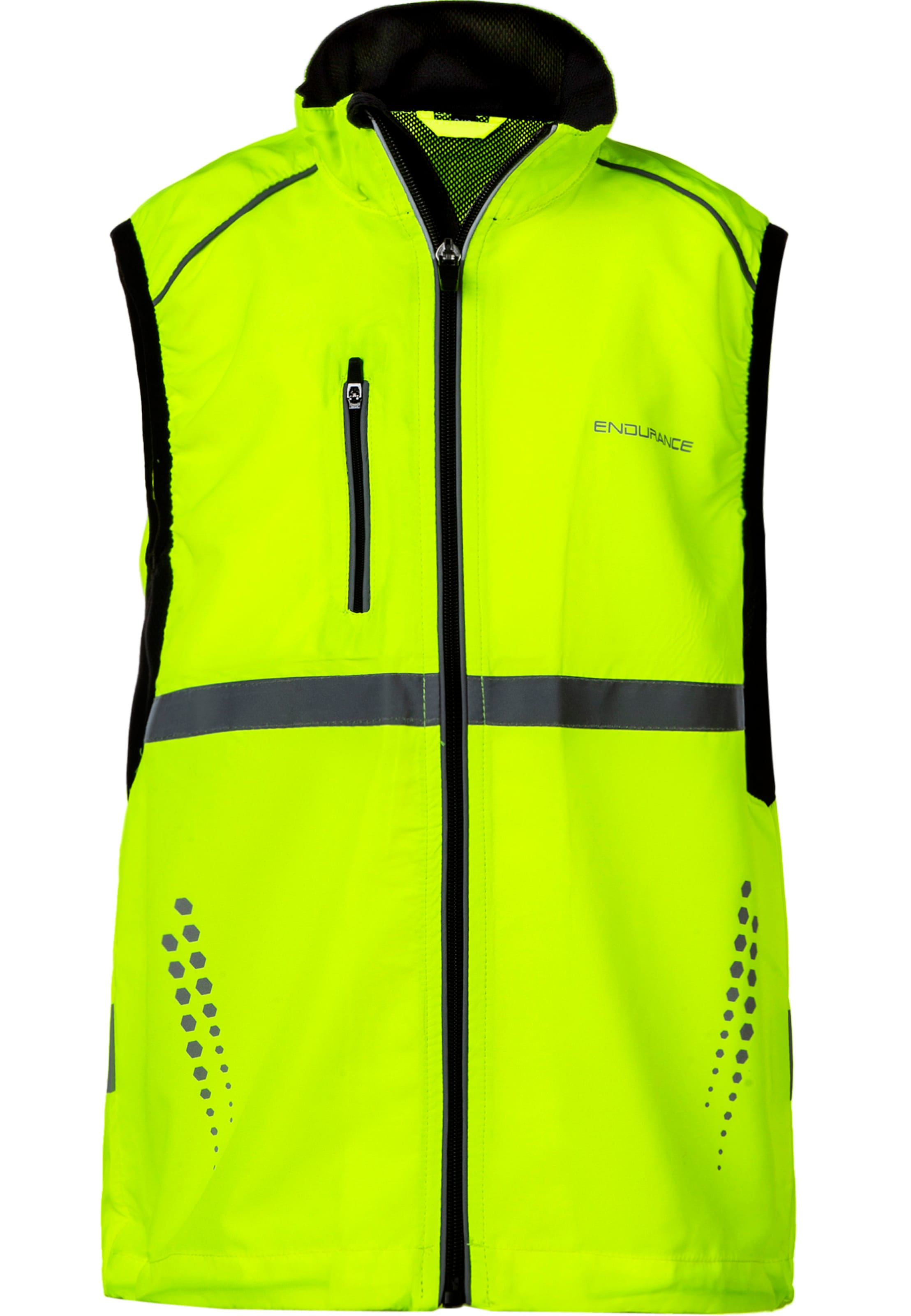 ENDURANCE Sportbodywarmer 'Laupen' in Geel: voorkant