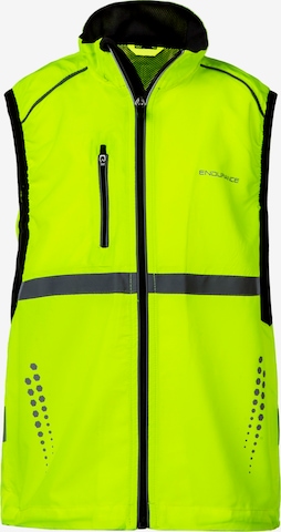 ENDURANCE Sports Vest 'Laupen' in Yellow: front