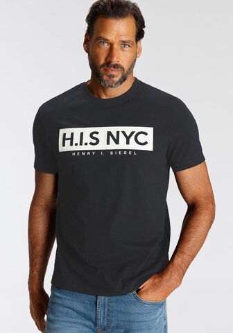 H.I.S Shirt in Black: front