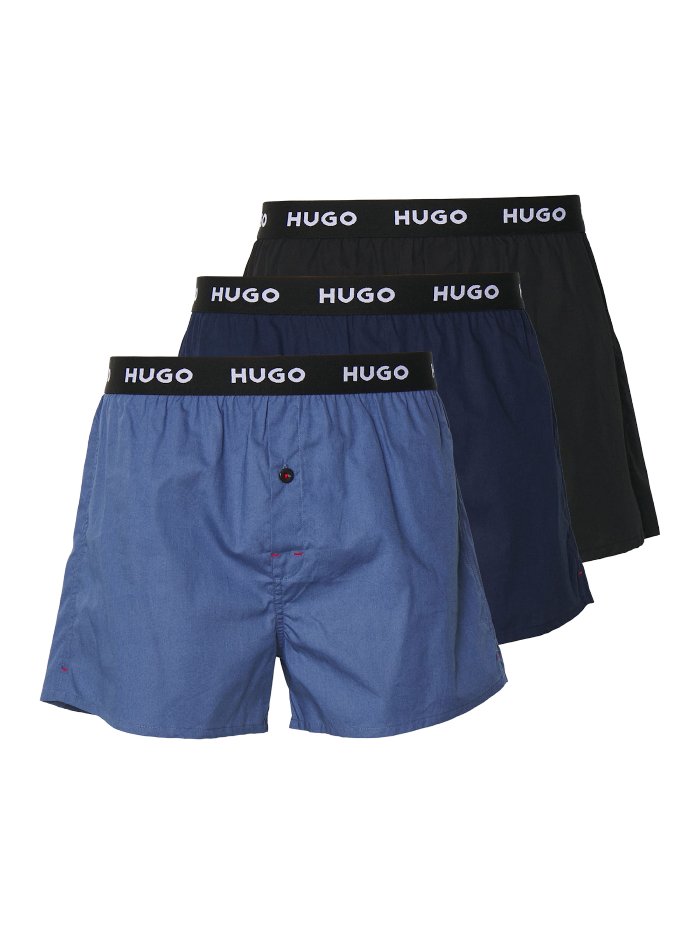 HUGO Boxerky - Modrá: predná strana