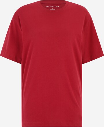 T-shirt AÉROPOSTALE en rouge : devant