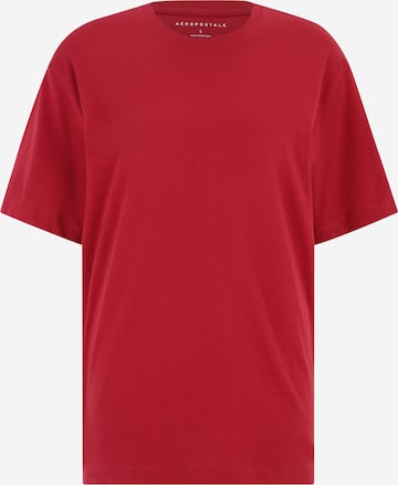 T-shirt AÉROPOSTALE en rouge : devant