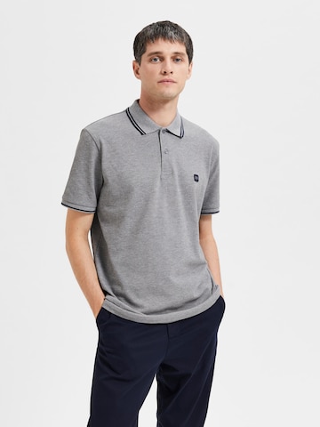 SELECTED HOMME Poloshirt 'Dante' in Grau: predná strana