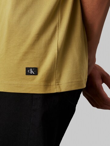 T-Shirt Calvin Klein Jeans en jaune