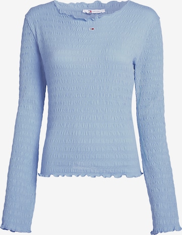 Tommy Jeans Shirt 'Essential' in Blauw: voorkant