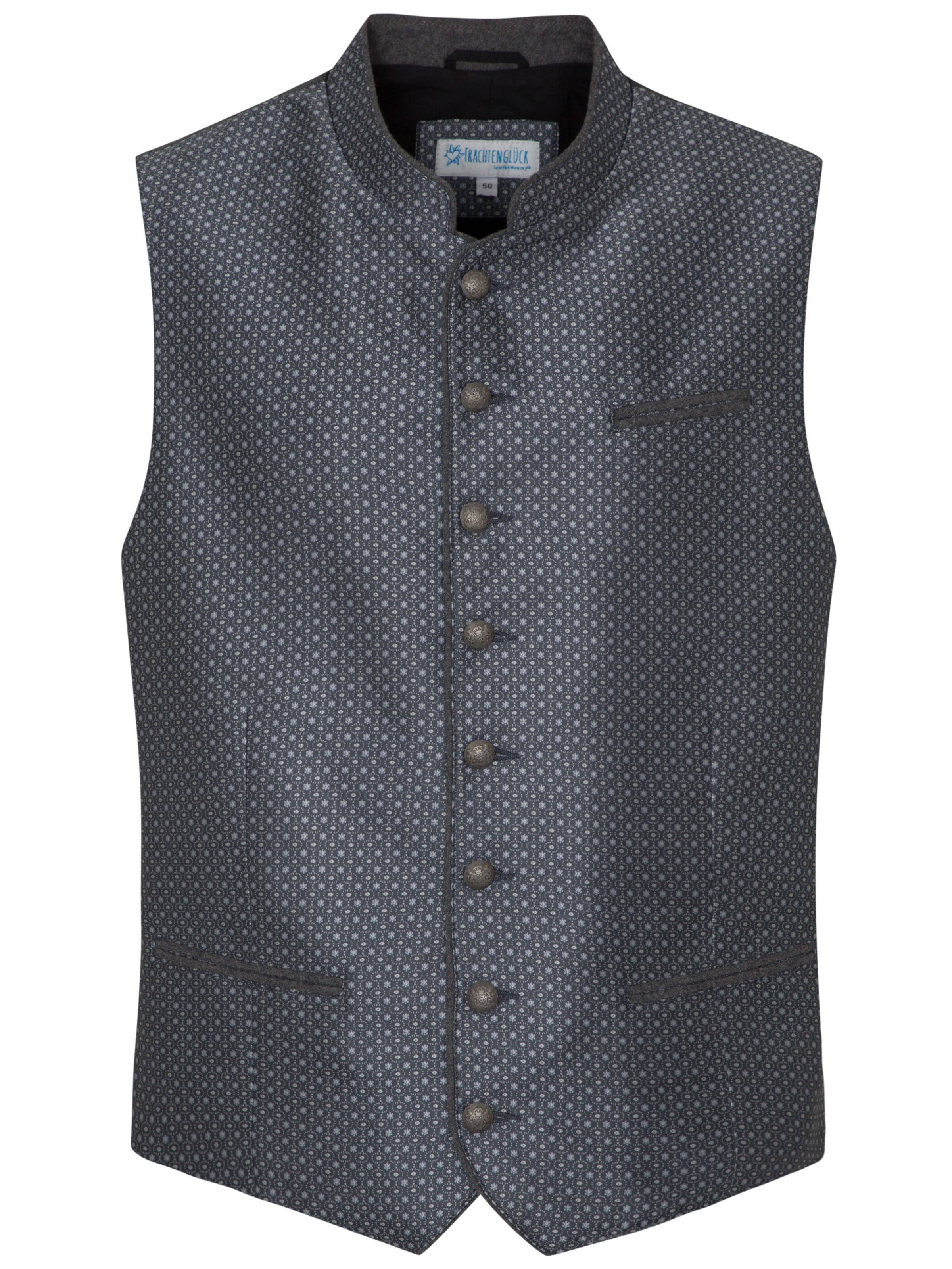 Gilet folklorique ' Deando' SPIETH & WENSKY en gris : devant