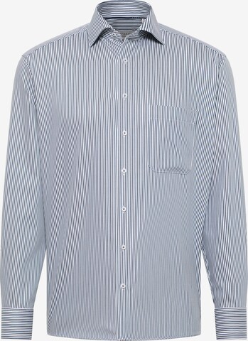 ETERNA Comfort fit Button Up Shirt in Blue: front