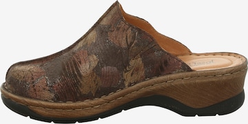 JOSEF SEIBEL Clogs 'Catalonia' in Brown: front