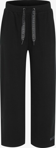 Jette Sport Wide leg Pants in Black: front
