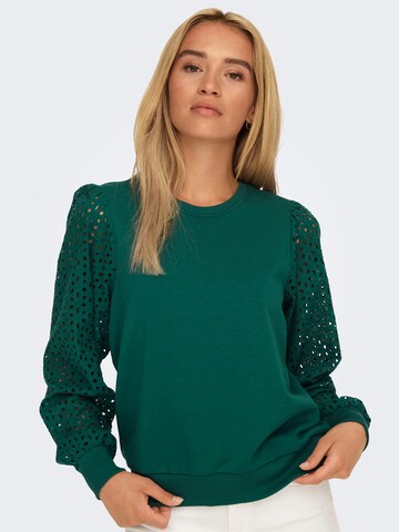 ONLY Sweatshirt 'DONNA' in Grün