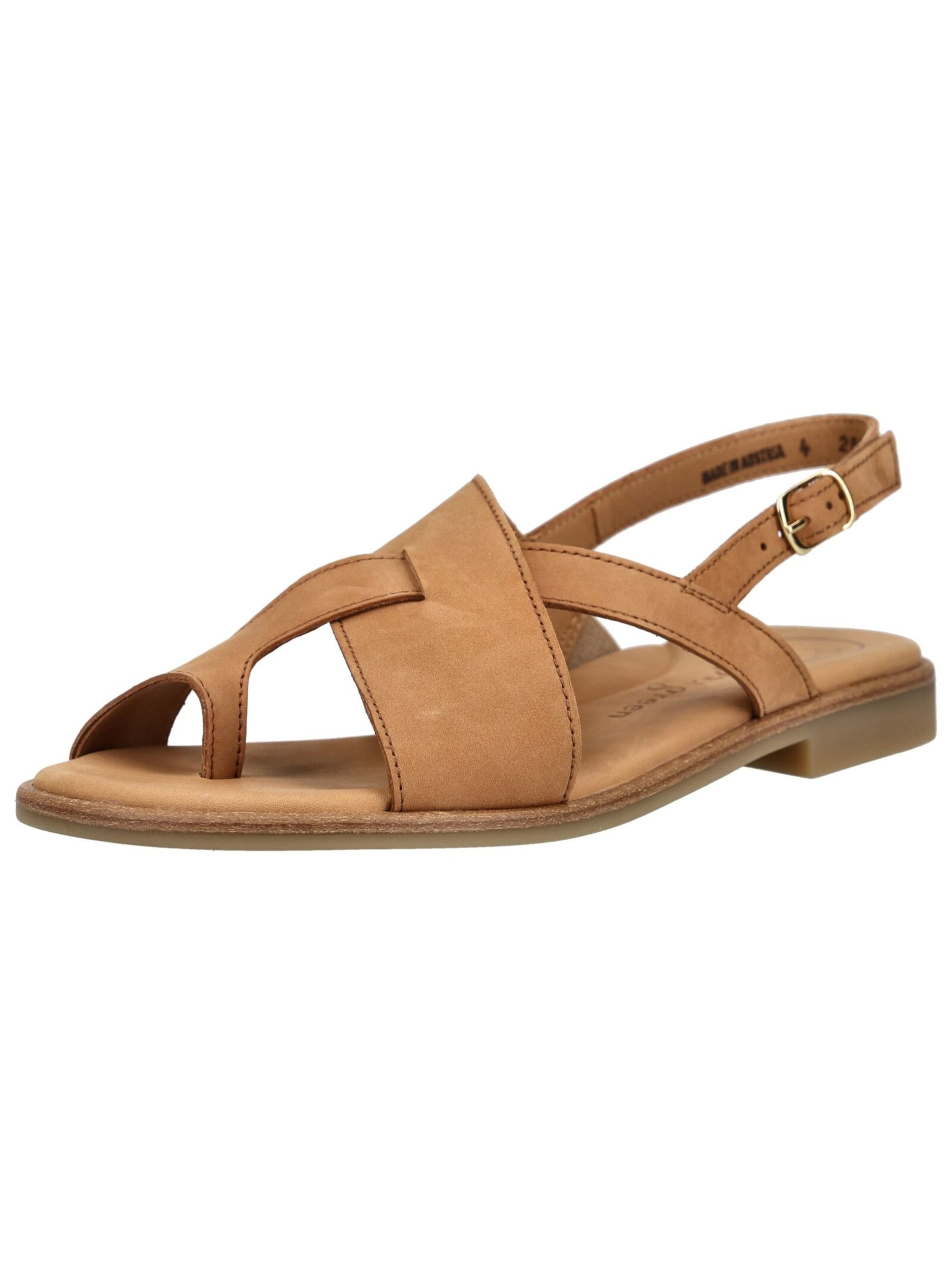 Paul Green Sandalen met riem in Bruin: voorkant