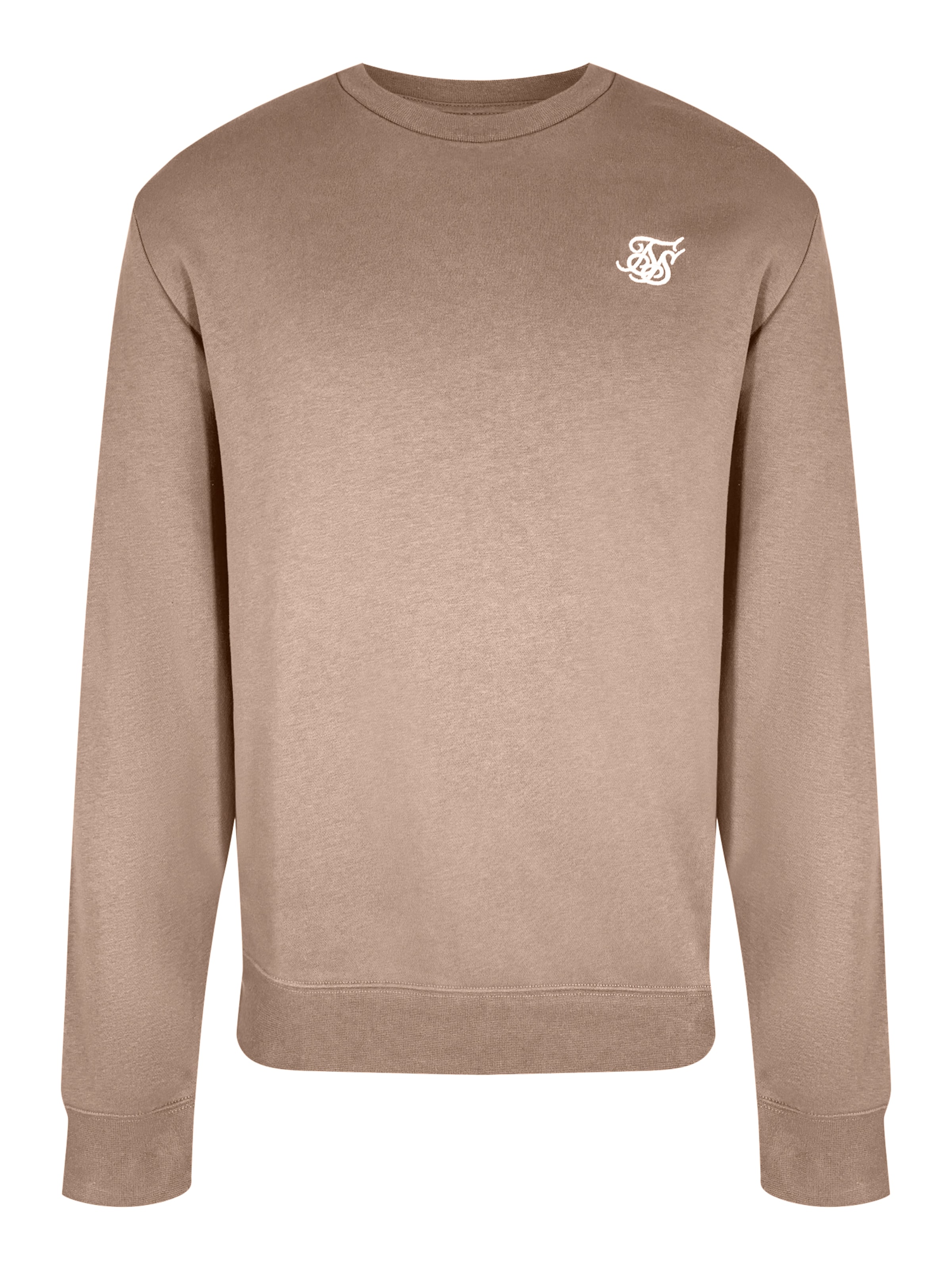 SikSilk Sweatshirt in Brown: front