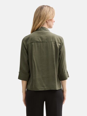 TOM TAILOR Bluse in Grün