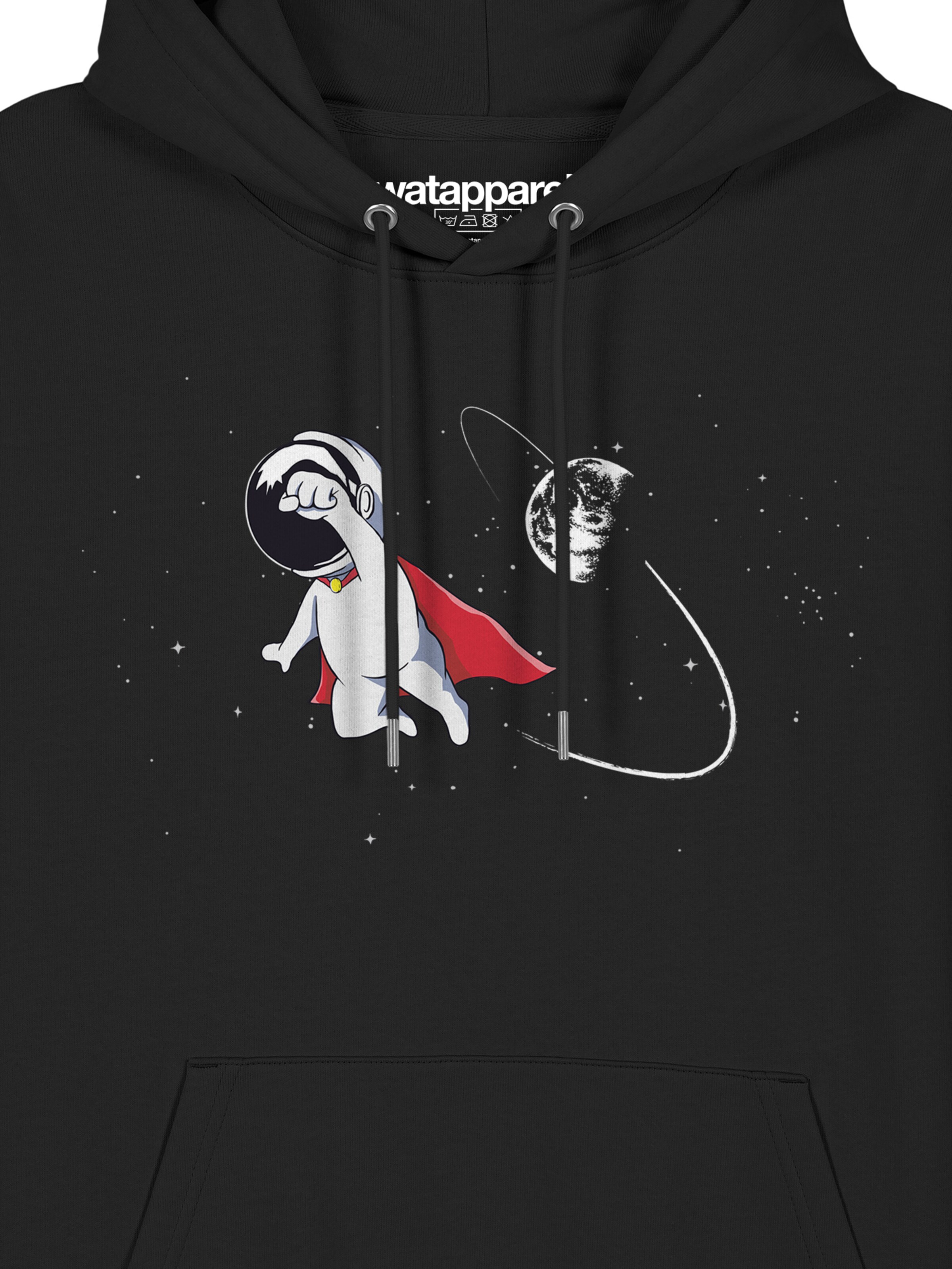 Sweat-shirt ' Superastronaut ' Watapparel en noir