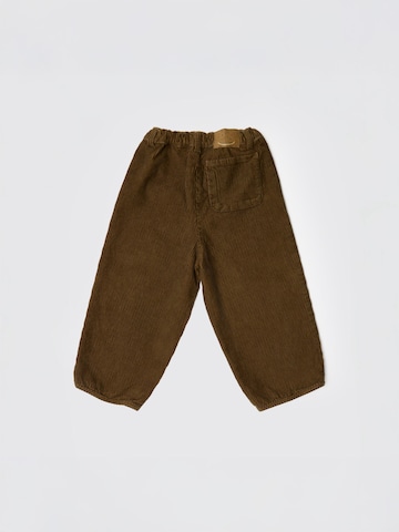 Maru + Bo Wide Leg Bukser 'CORDUROY BALLOON PANTS' i brun